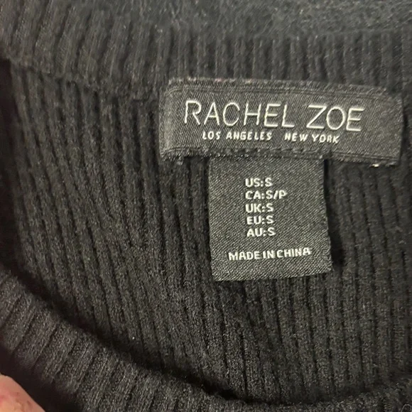 Rachel Zoe Elegant Black Sleeveless Midi Dress - Picture 2 of 4